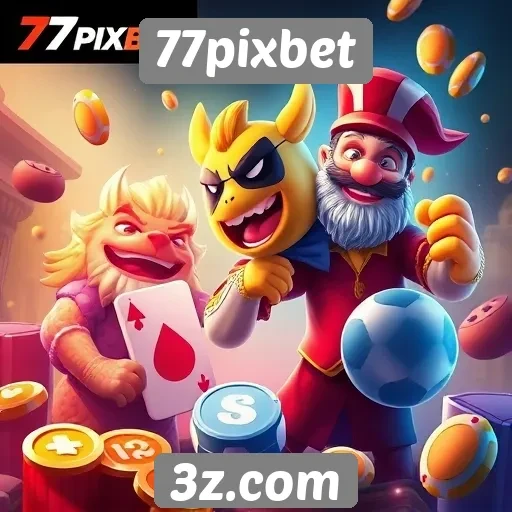 Oferta de jogos disponíveis no 77pixbet